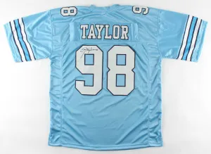 Lawrence Taylor Signed North Carolina Tar Heels Jersey (JSA Holo ) N Y Giants LB