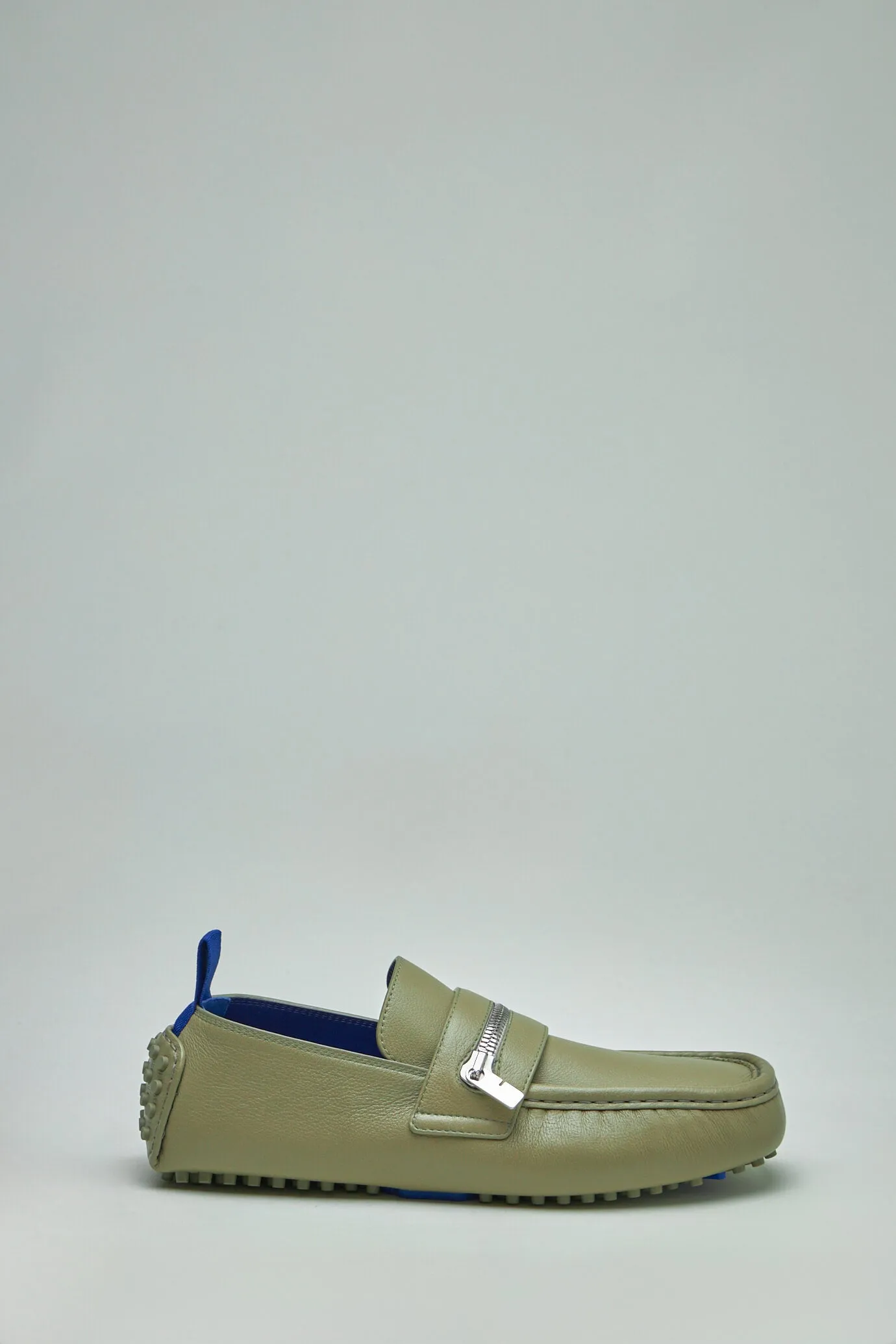 Leather Motor Low Loafers