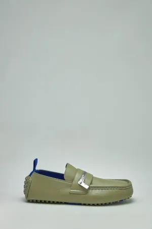 Leather Motor Low Loafers
