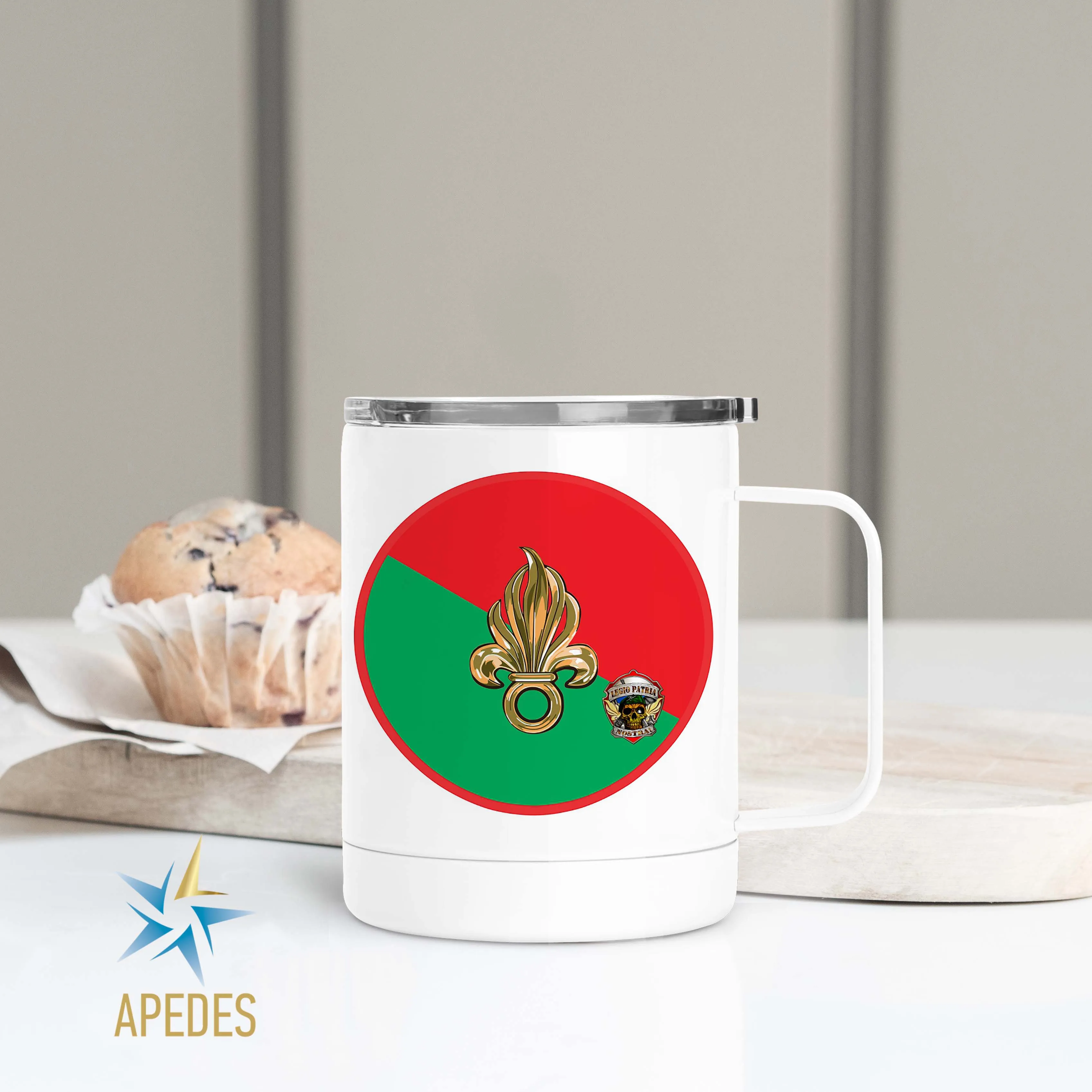 Legio Patria Nostra French Foreign Legion Stainless Steel Travel Mug 13 OZ