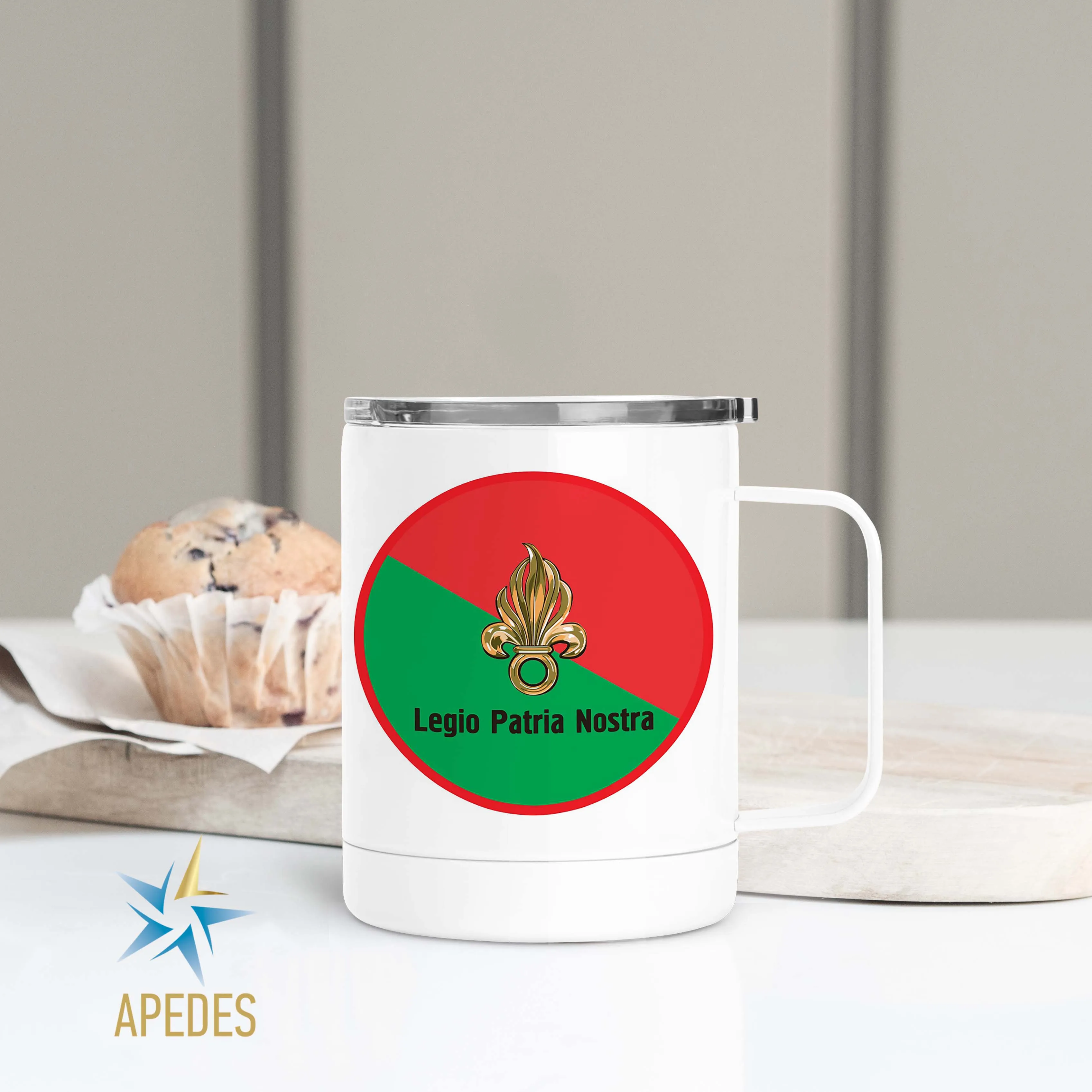 Legio Patria Nostra French Foreign Legion Stainless Steel Travel Mug 13 OZ