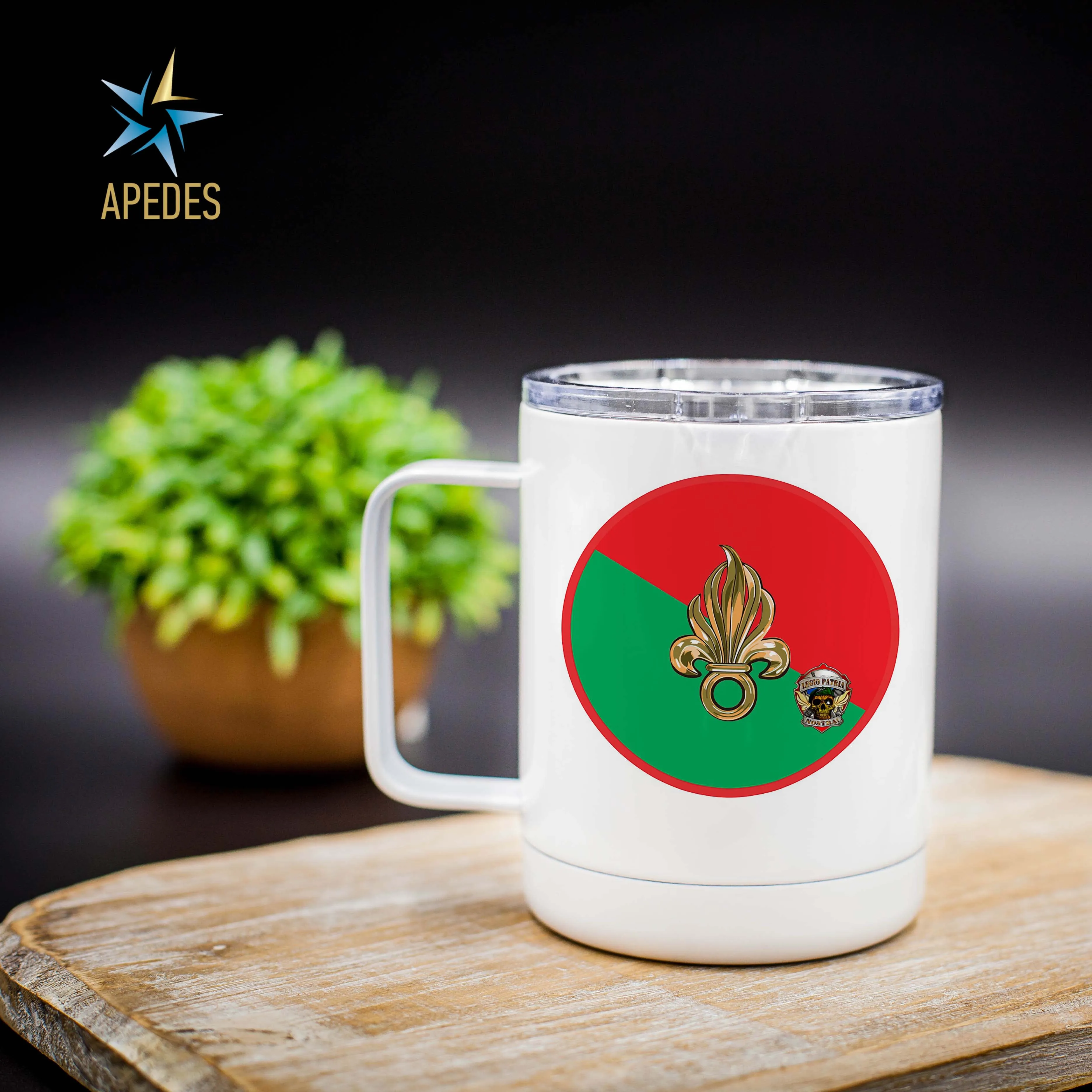 Legio Patria Nostra French Foreign Legion Stainless Steel Travel Mug 13 OZ