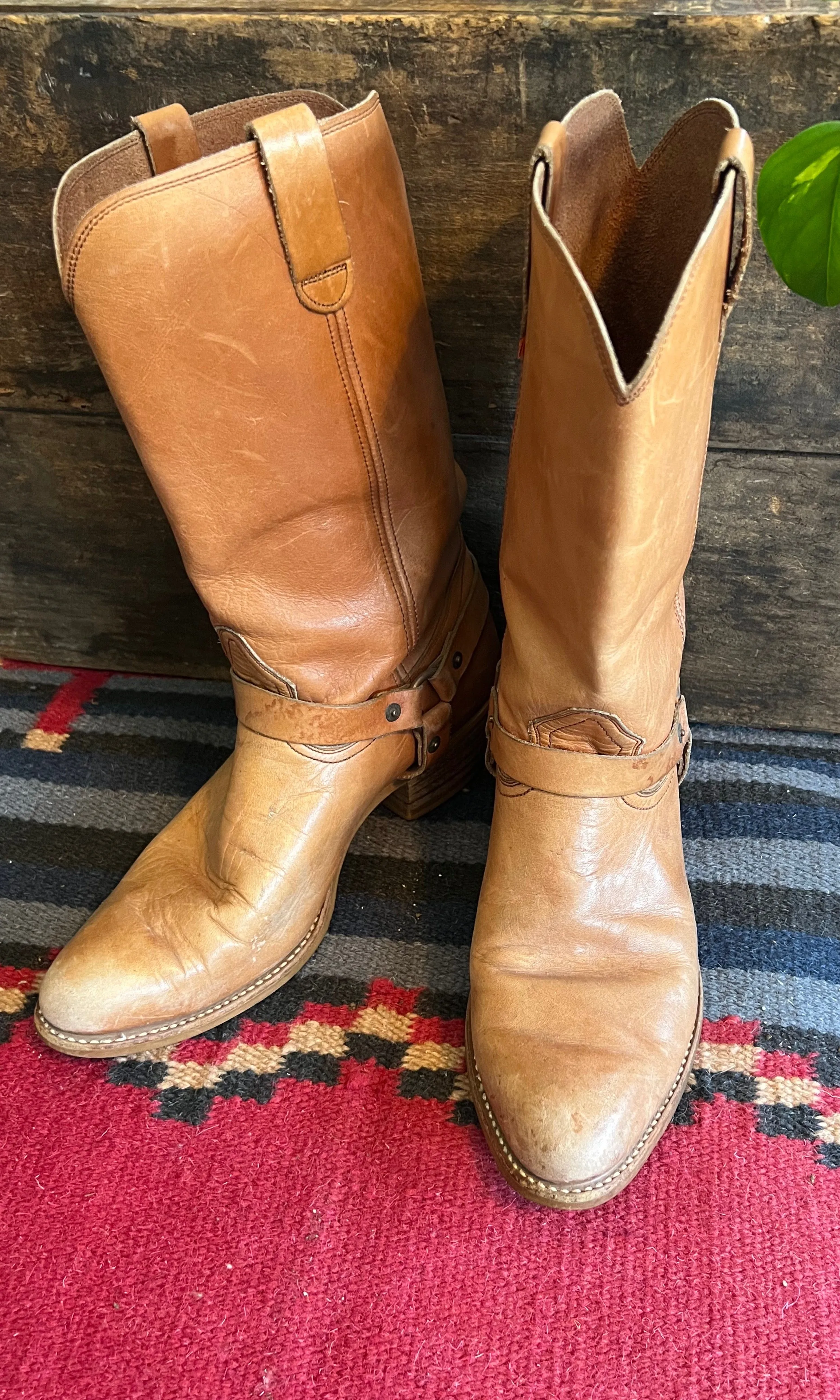 LEVIS Orange Tab 70s Harness Leather Boots • Mens Size 11.5