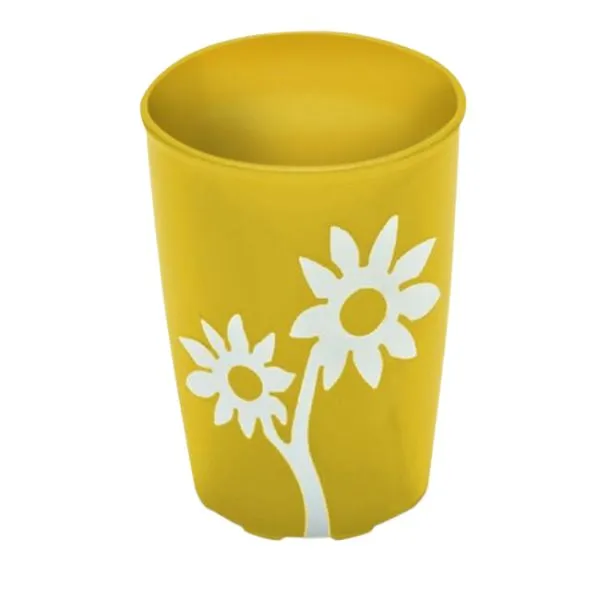 Lightweight Non Slip Cup With Flower Design