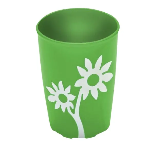 Lightweight Non Slip Cup With Flower Design