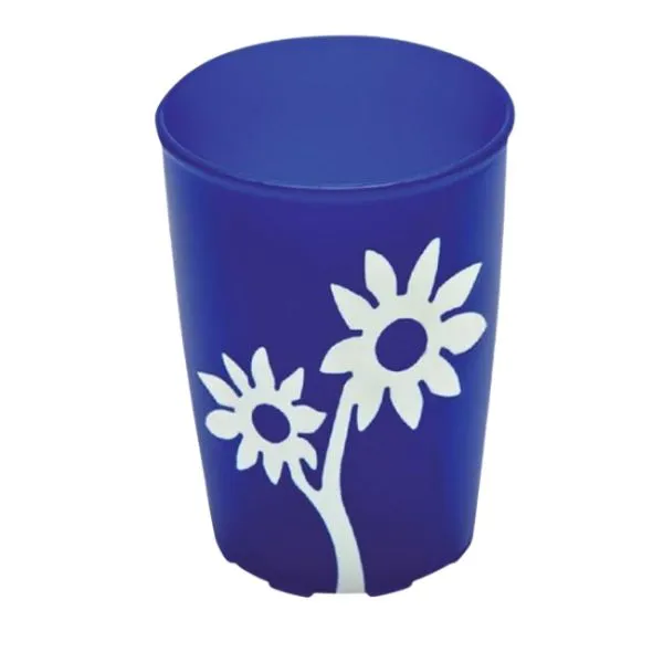 Lightweight Non Slip Cup With Flower Design
