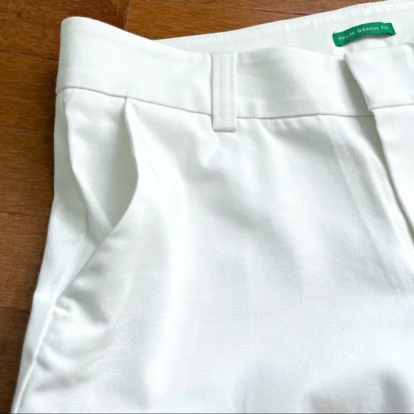 LILLY PULITZER palm beach Courtney 65204 white Capri- pants shorts 4