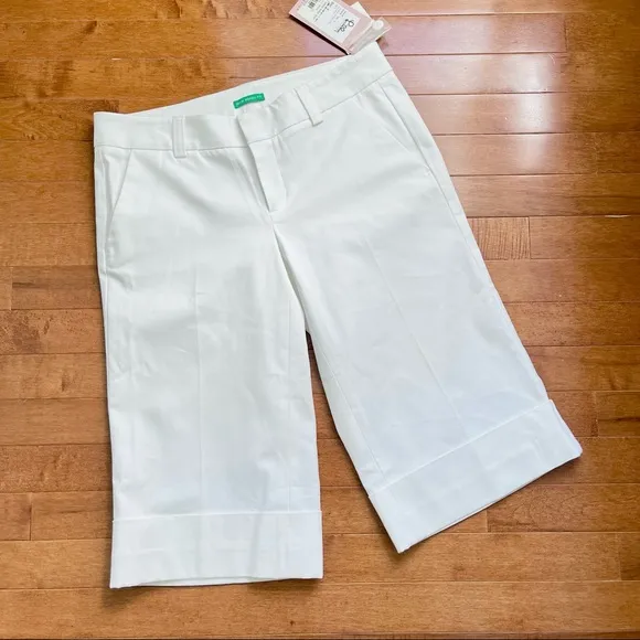 LILLY PULITZER palm beach Courtney 65204 white Capri- pants shorts 4