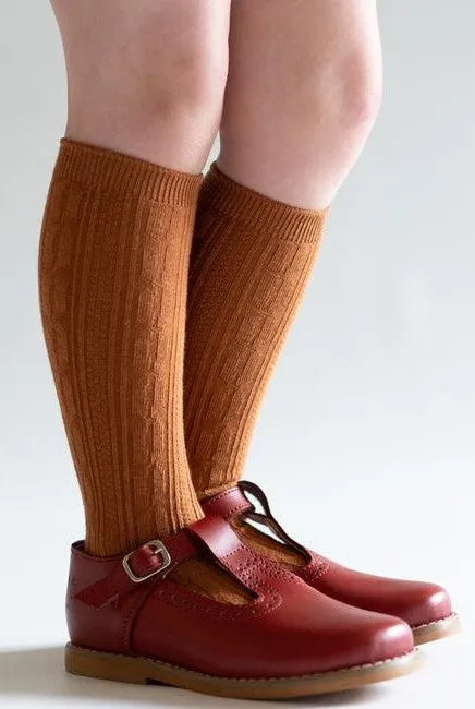 Little Stocking Co Knee High Socks - Sugar Almond