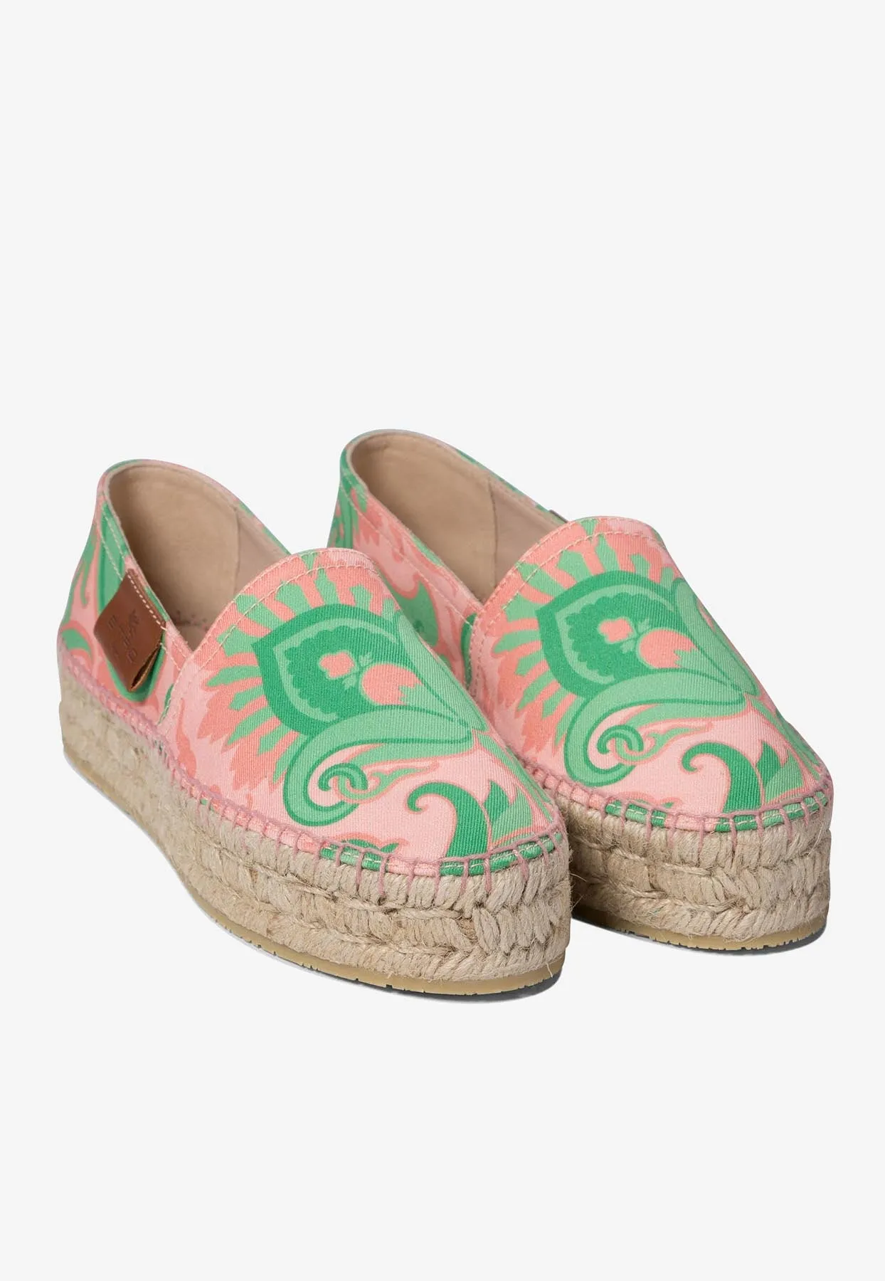 Logo Patch Printed Espadrilles