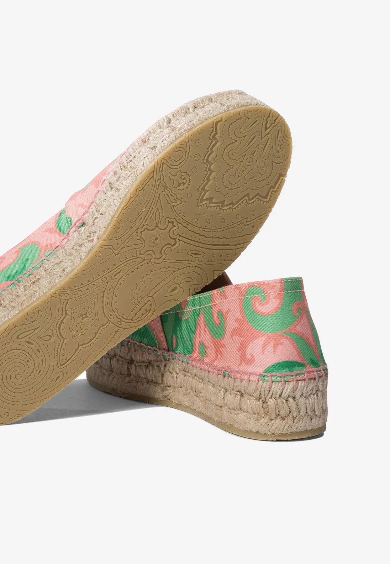 Logo Patch Printed Espadrilles