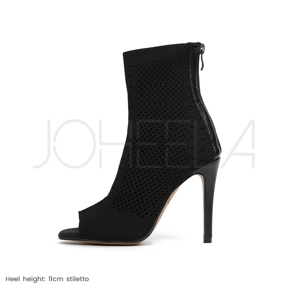 Lou noir - Talons stilettos slim - Prête à expédier