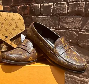 Louis Vuitton LV Logo Printed Loafer