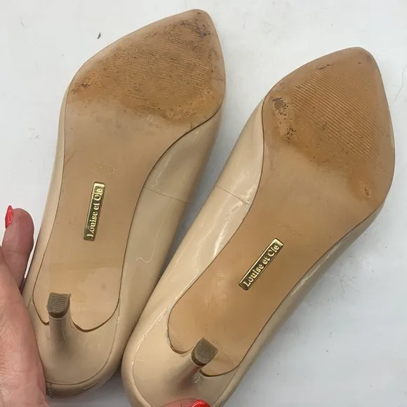 Louise et Cie Jordyna Nude Pumps Heels Size 6.5 MCH4610E