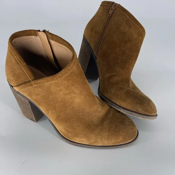 Lucky Brand Salza Tapenade Ankle‎ Boots Size 8.5 M