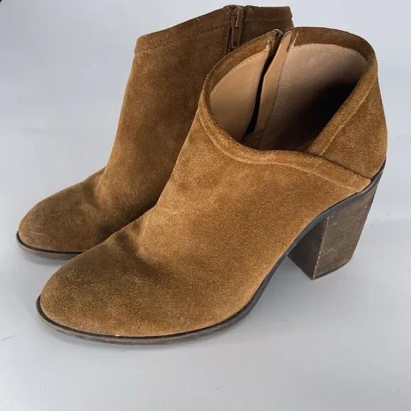 Lucky Brand Salza Tapenade Ankle‎ Boots Size 8.5 M