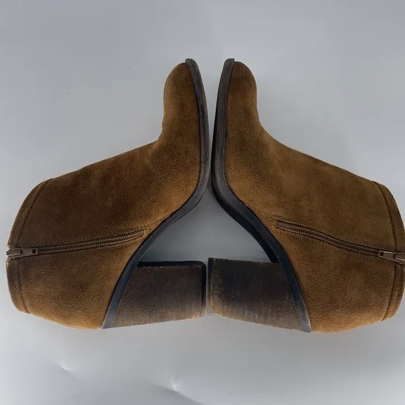 Lucky Brand Salza Tapenade Ankle‎ Boots Size 8.5 M