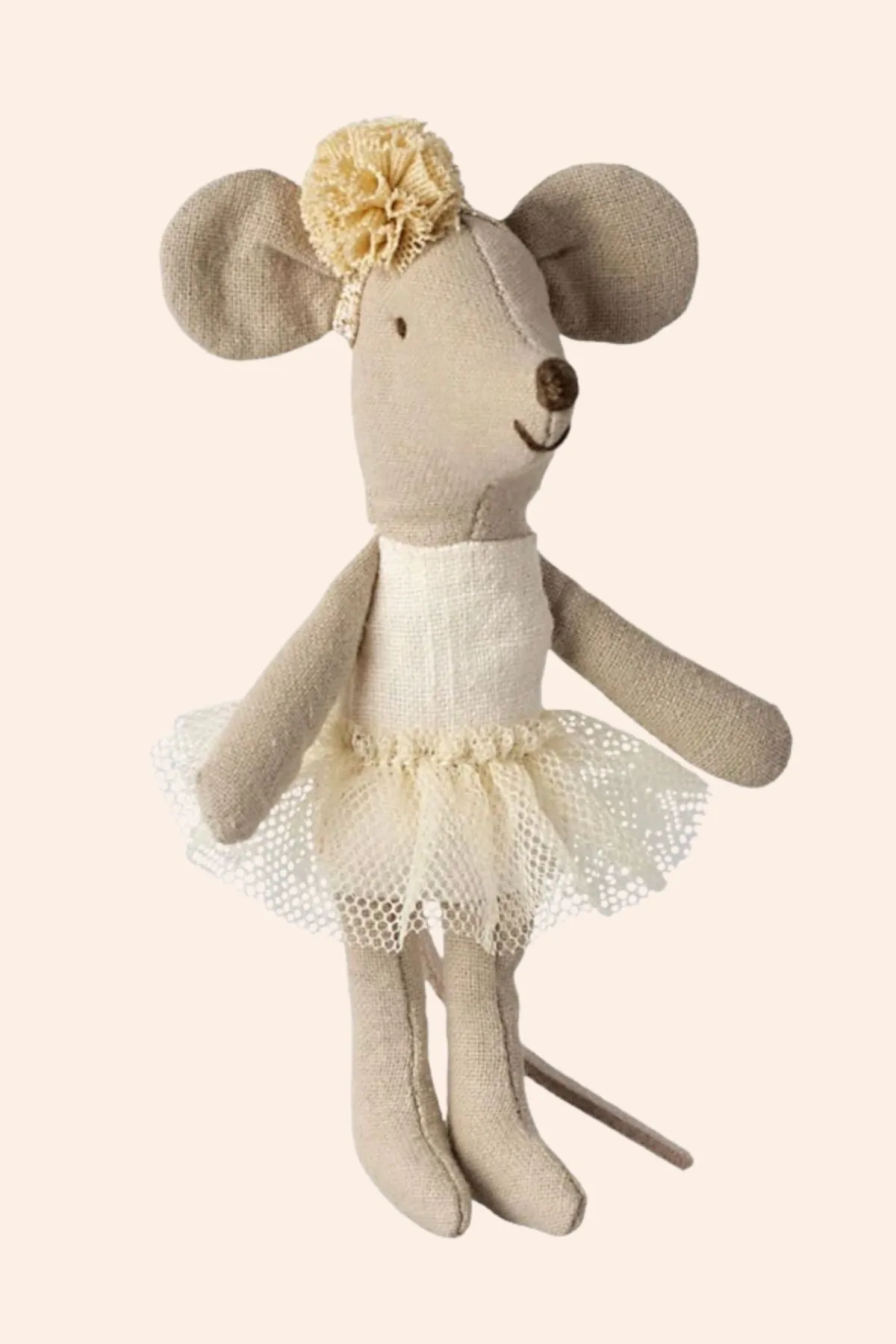 Maileg - Ballerina Mouse Little Sister - Off White
