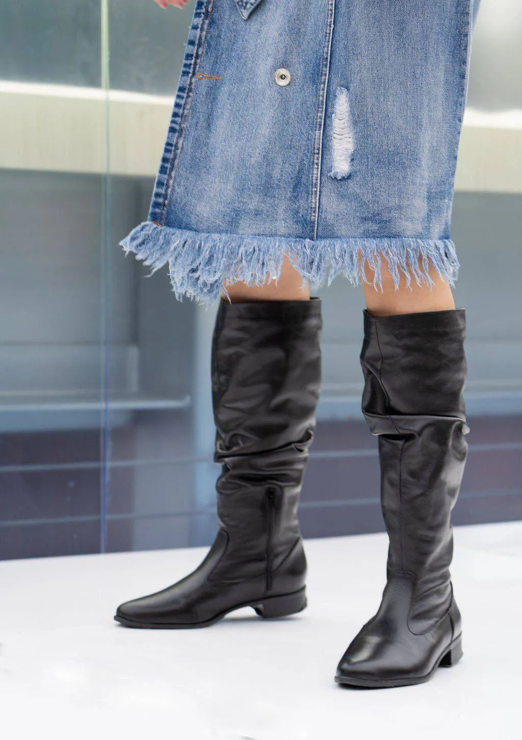 Maryland - High Knee Boots