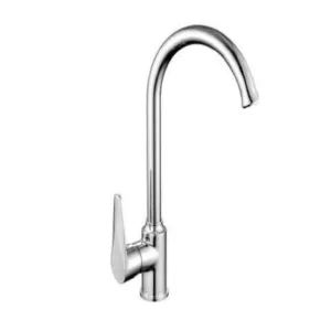 MaxTen Chrome Swan Neck Kitchen Sink Faucet Tap - B-9402