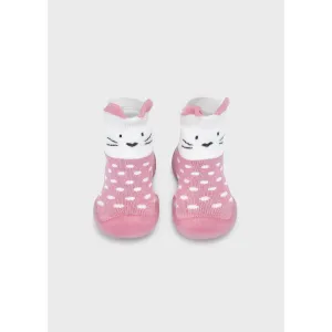 Mayoral Sock Shoe with Sole - Mauve