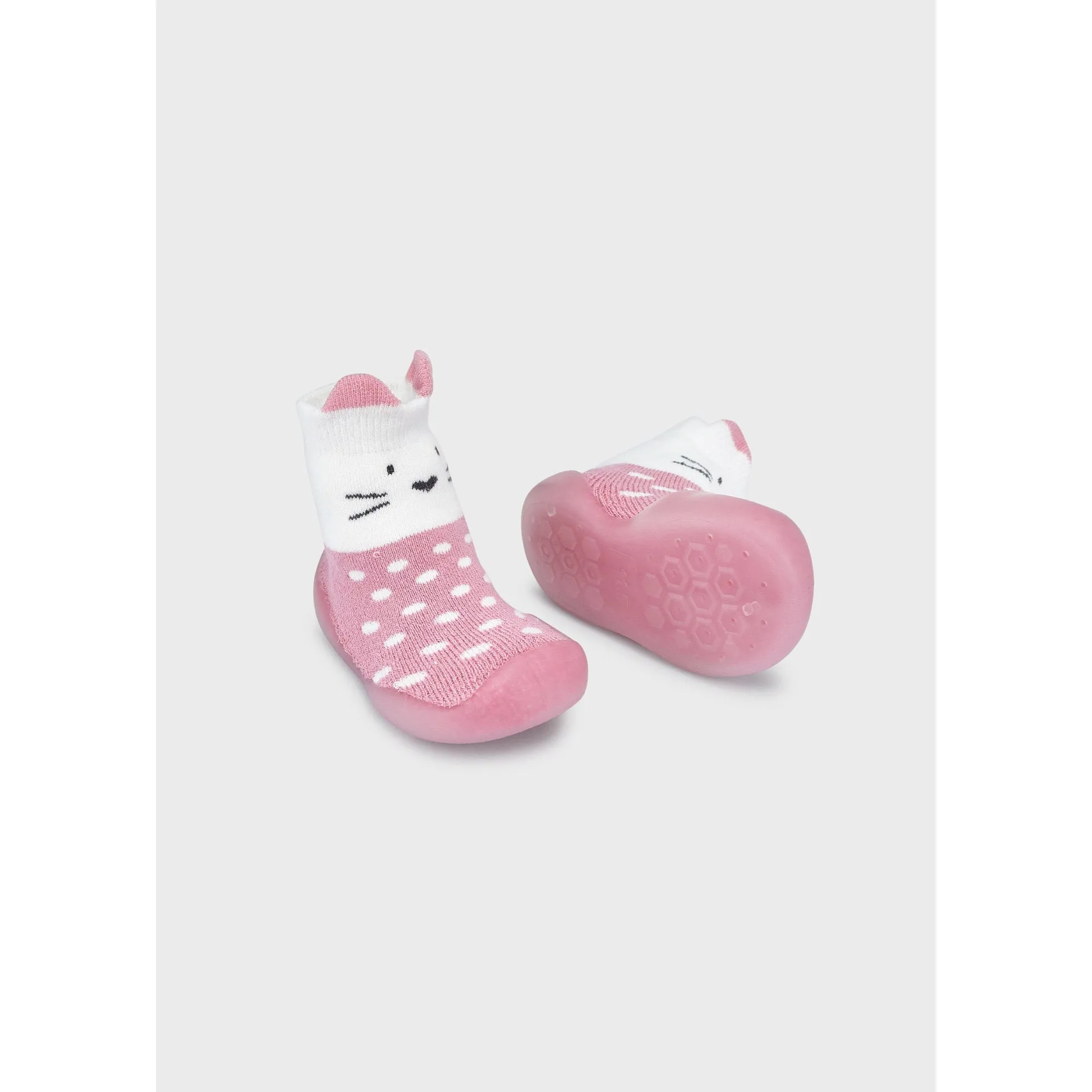 Mayoral Sock Shoe with Sole - Mauve