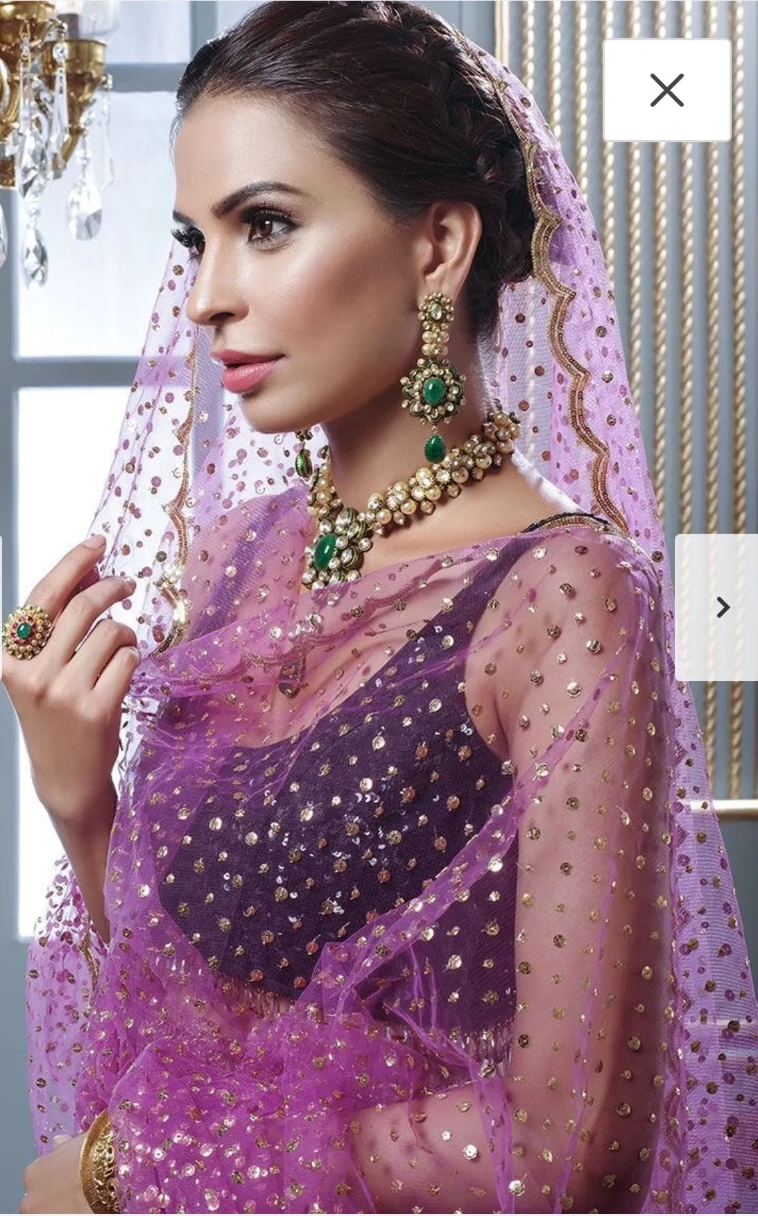 Mehndi Ghagra Choli In Beutifull Turquoise And Perple Color Model# B 1819