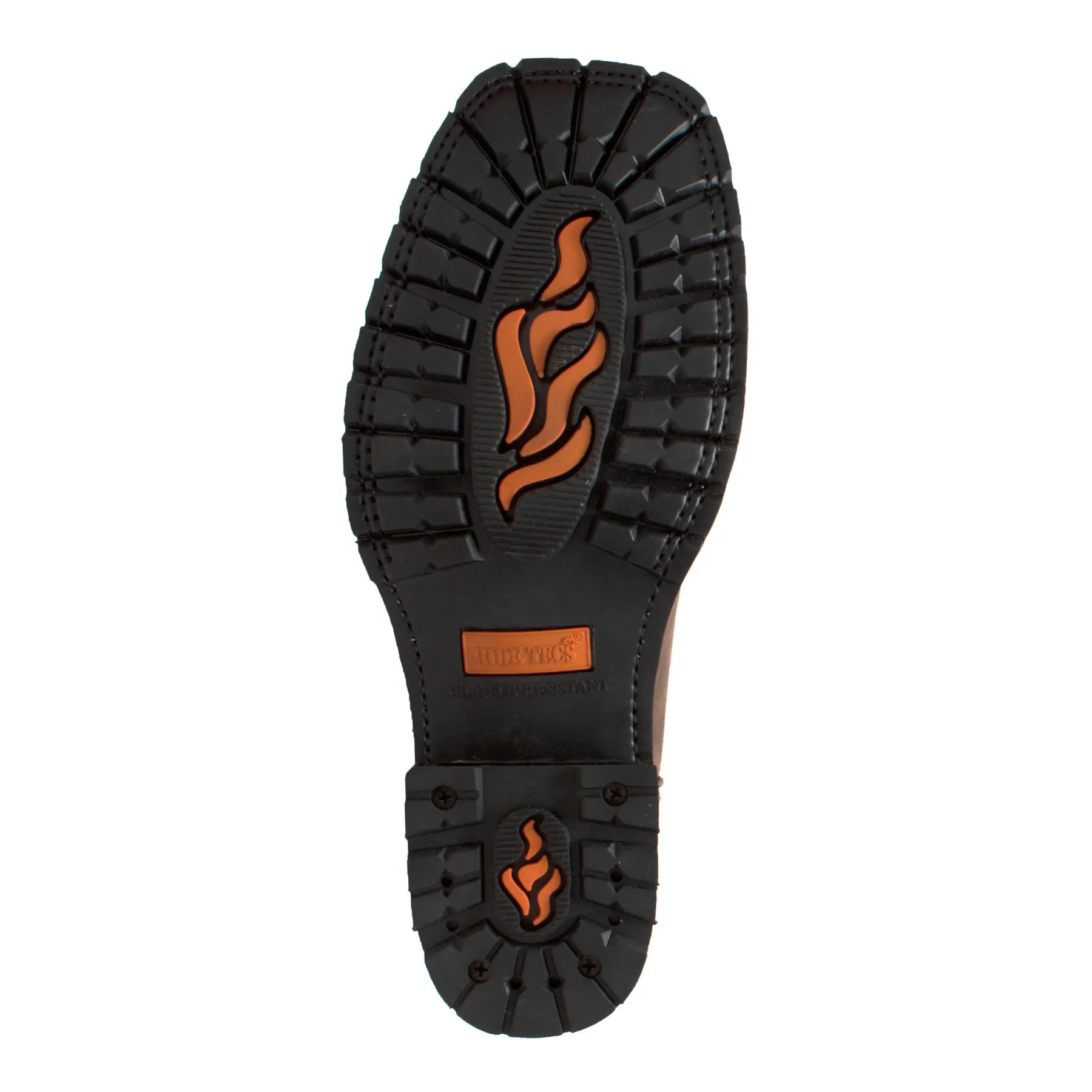 Men's 12" Steel Toe Work Western Brown - 9858