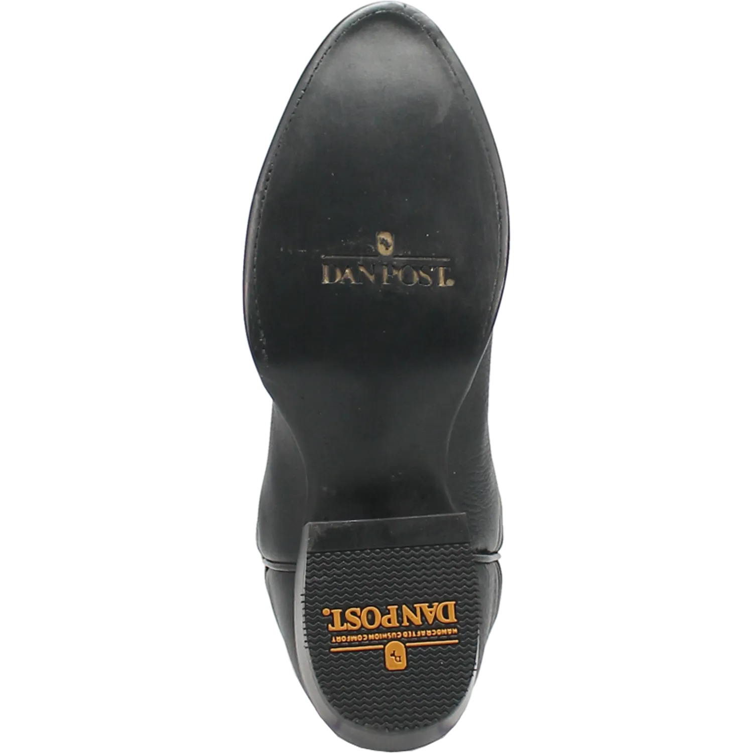 Men's Dan Post Black Pike Western Boot with J-Toe