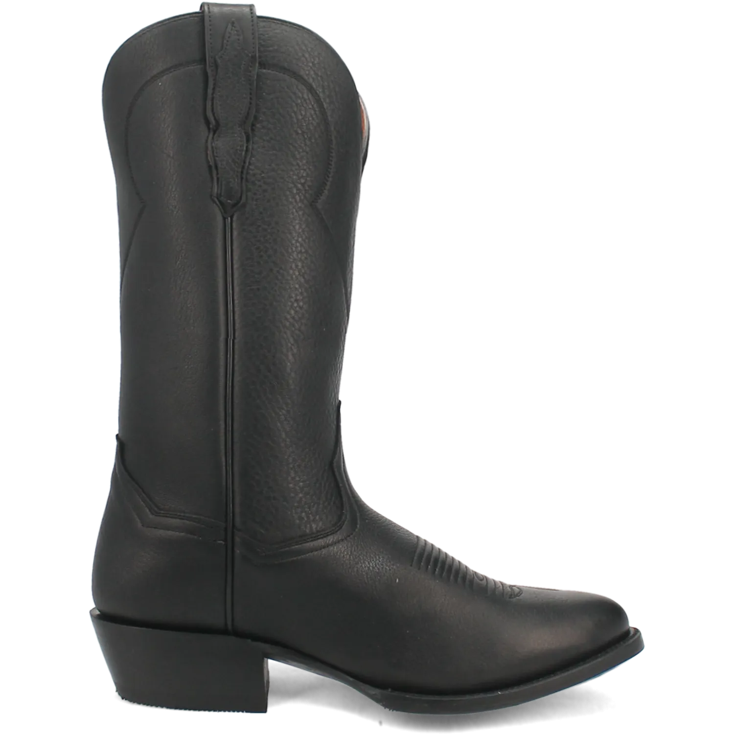 Men's Dan Post Black Pike Western Boot with J-Toe