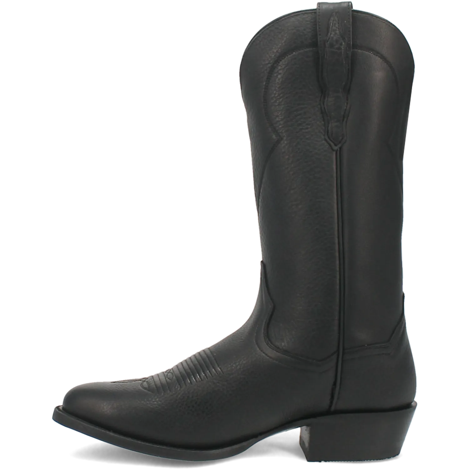 Men's Dan Post Black Pike Western Boot with J-Toe