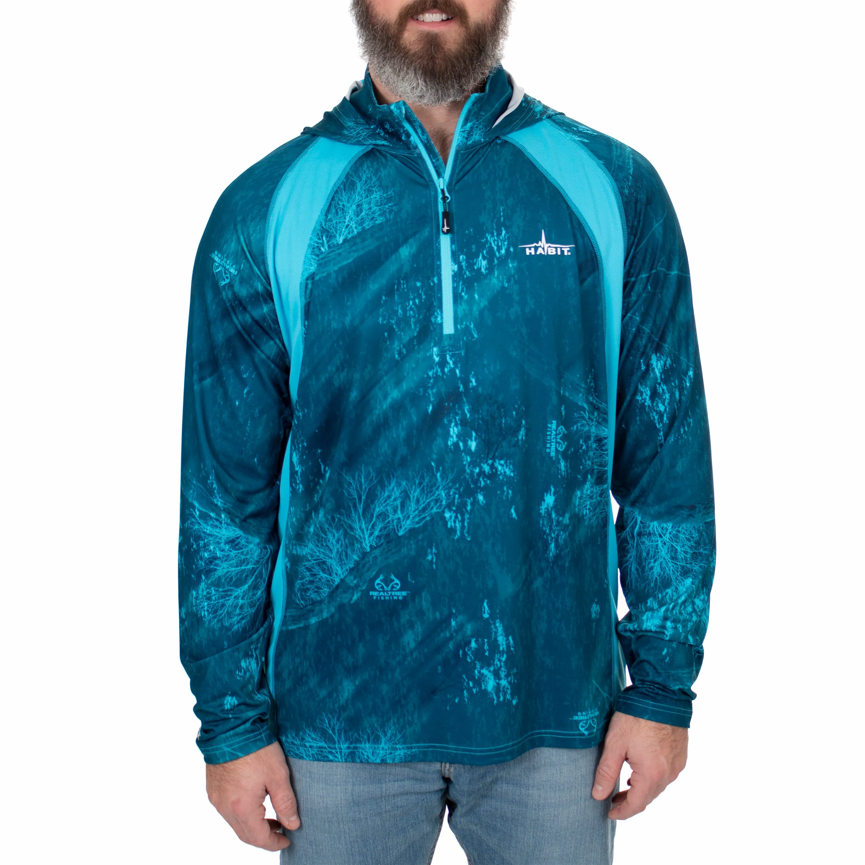 Men's Hooded 1/4 Zip Performance Layer