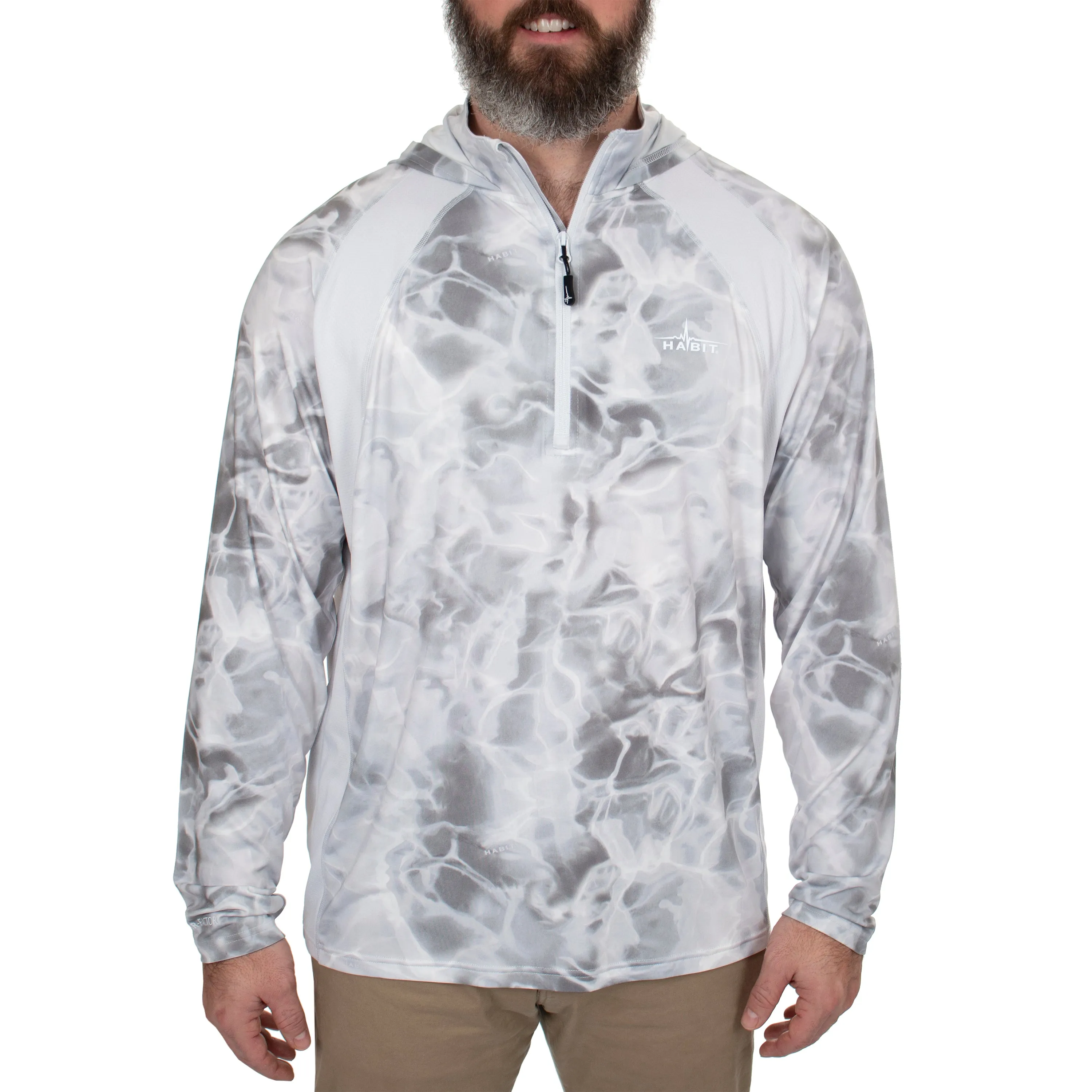 Men's Hooded 1/4 Zip Performance Layer