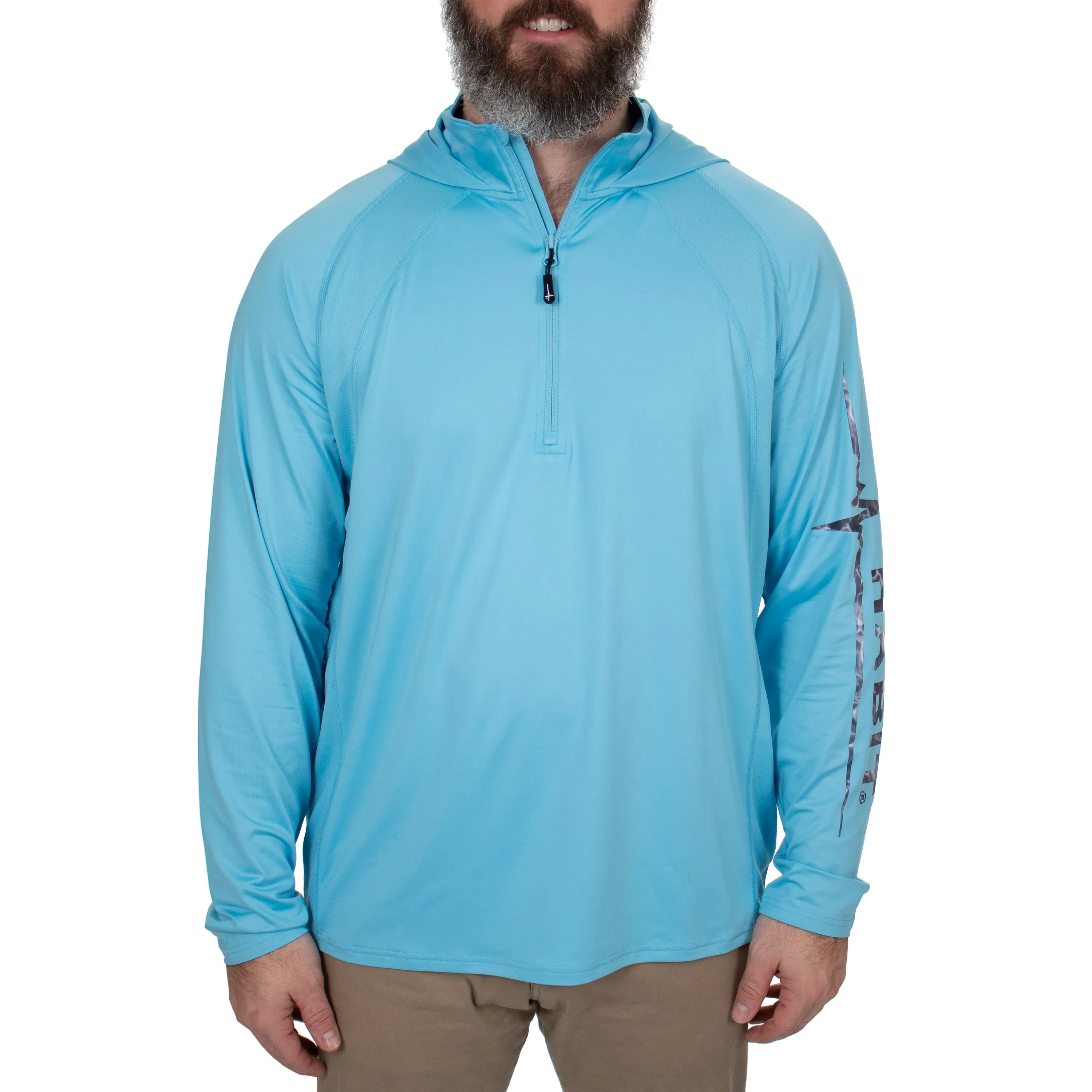 Men's Hooded 1/4 Zip Performance Layer