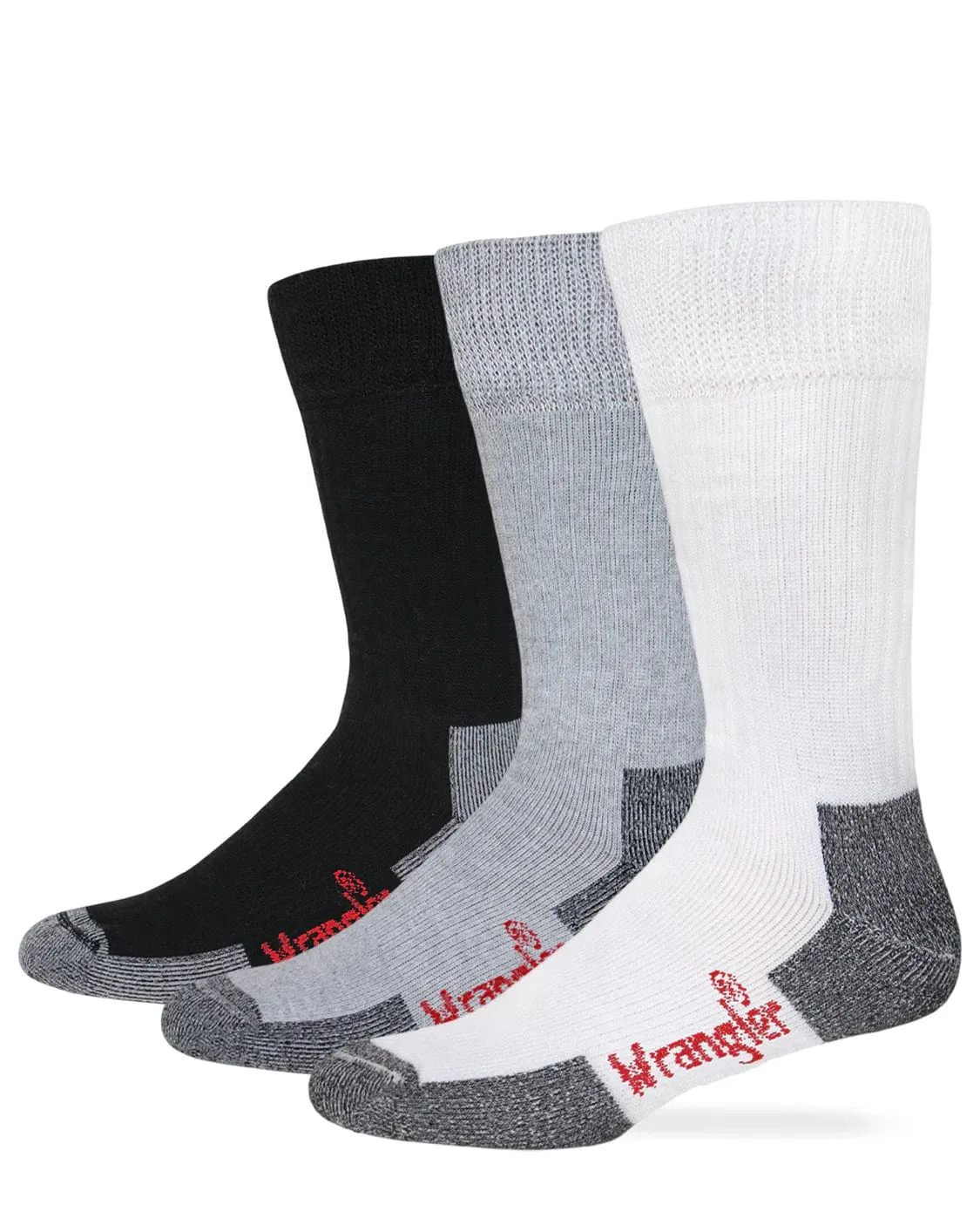MENS ULTRA-DRI STEEL TOE WORK BOOT SOCK - 3 PK