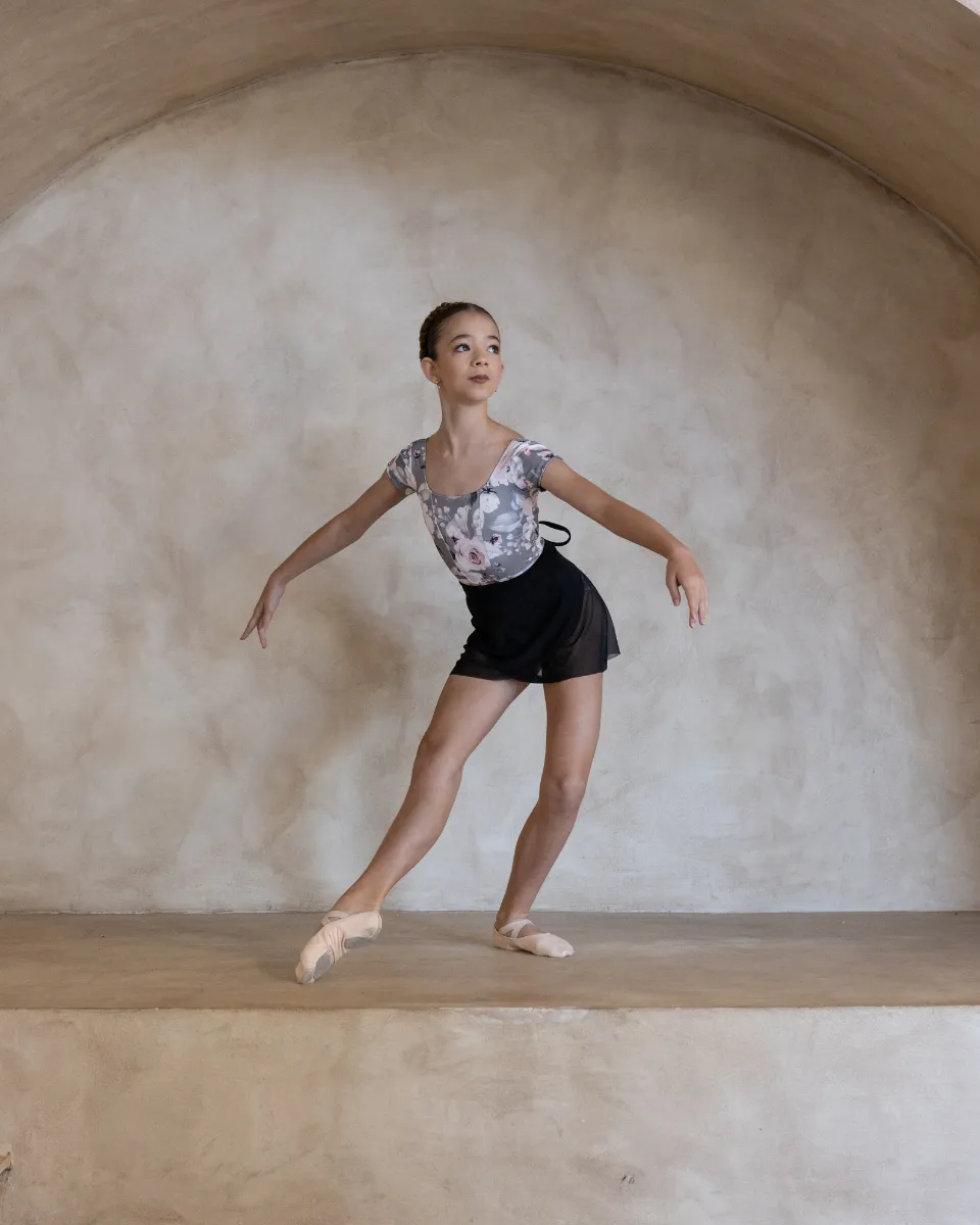 Mia Leotard Bouquet Print