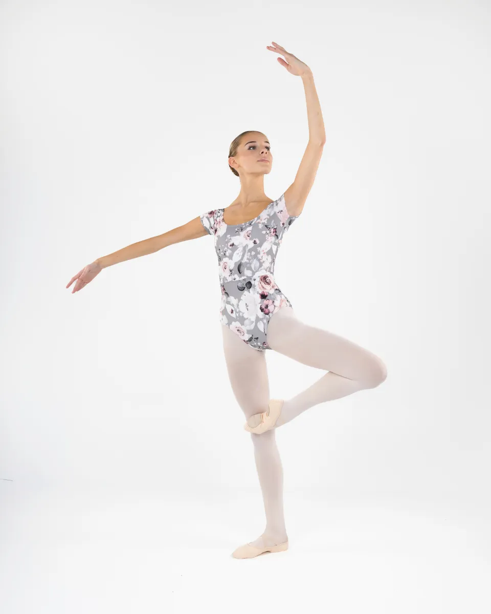 Mia Leotard Bouquet Print