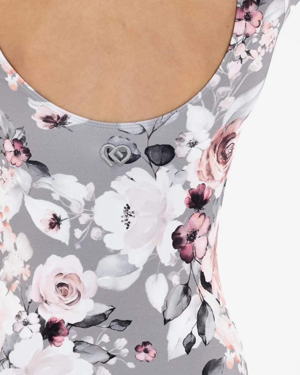 Mia Leotard Bouquet Print