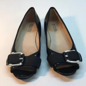 Michael Kors Black OpenToe Flats Size 6