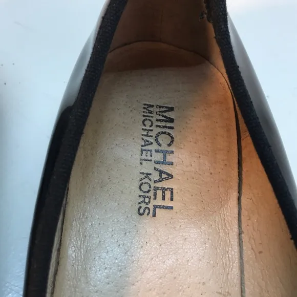 Michael Kors Black OpenToe Flats Size 6