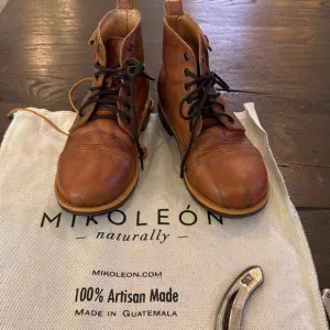 Mikoleon leather boots Size 30 (12-12.5) see size chart