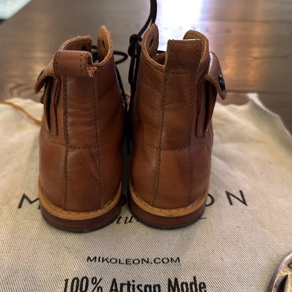 Mikoleon leather boots Size 30 (12-12.5) see size chart