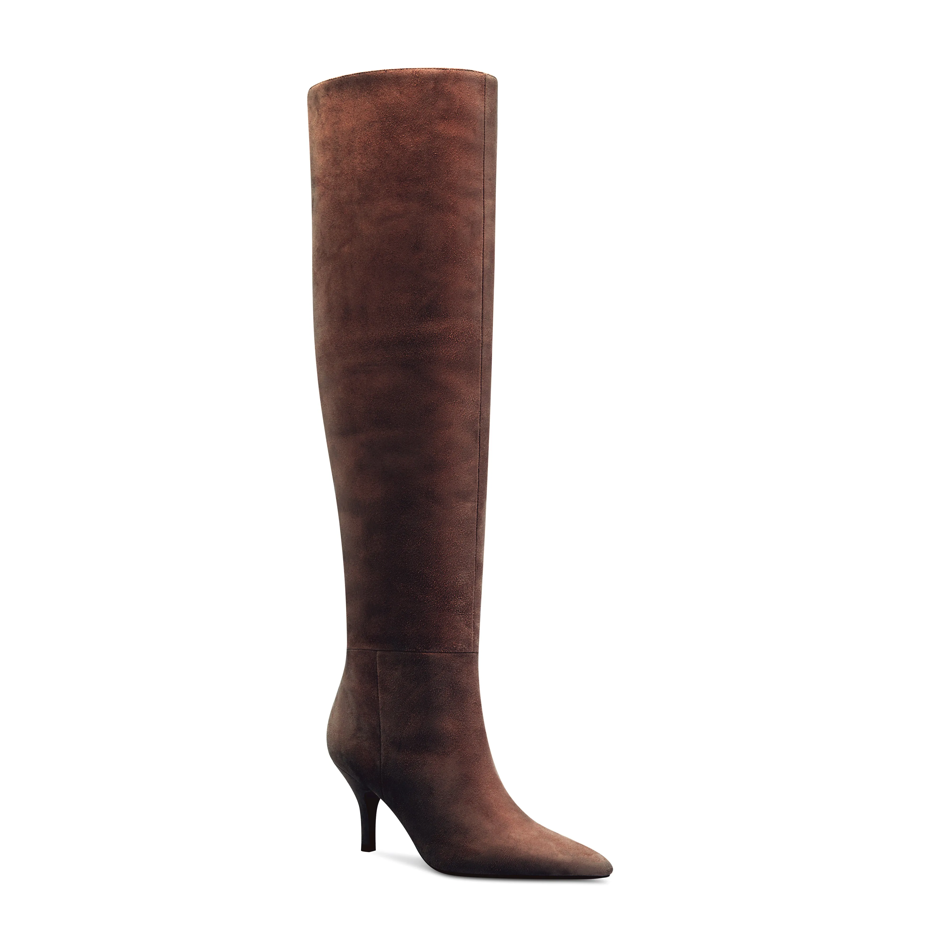Milly Brown Kitten Heeled Boot