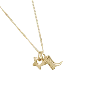 Mini Cowboy Boot & Star Charm
