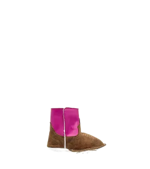 Miron Crosby Pink Baby Bootie