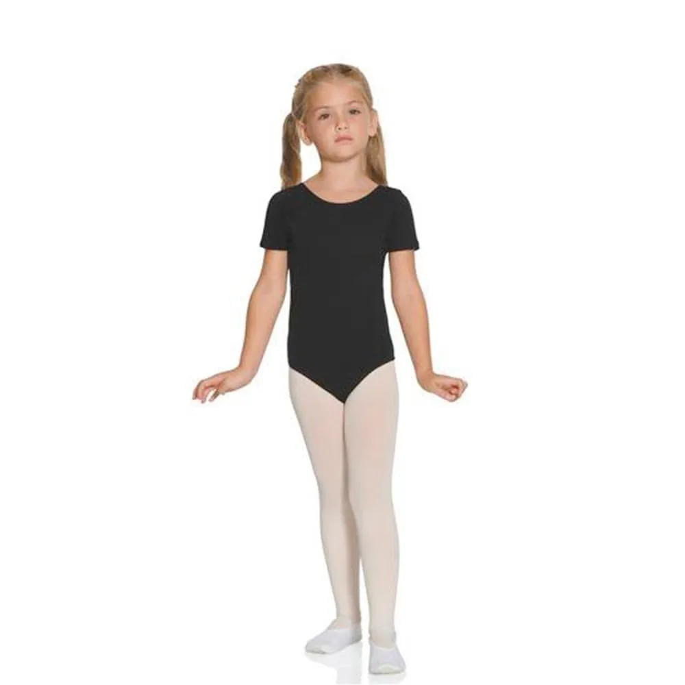Mondor 40035 Short Sleeve Dance Leotard - Girls