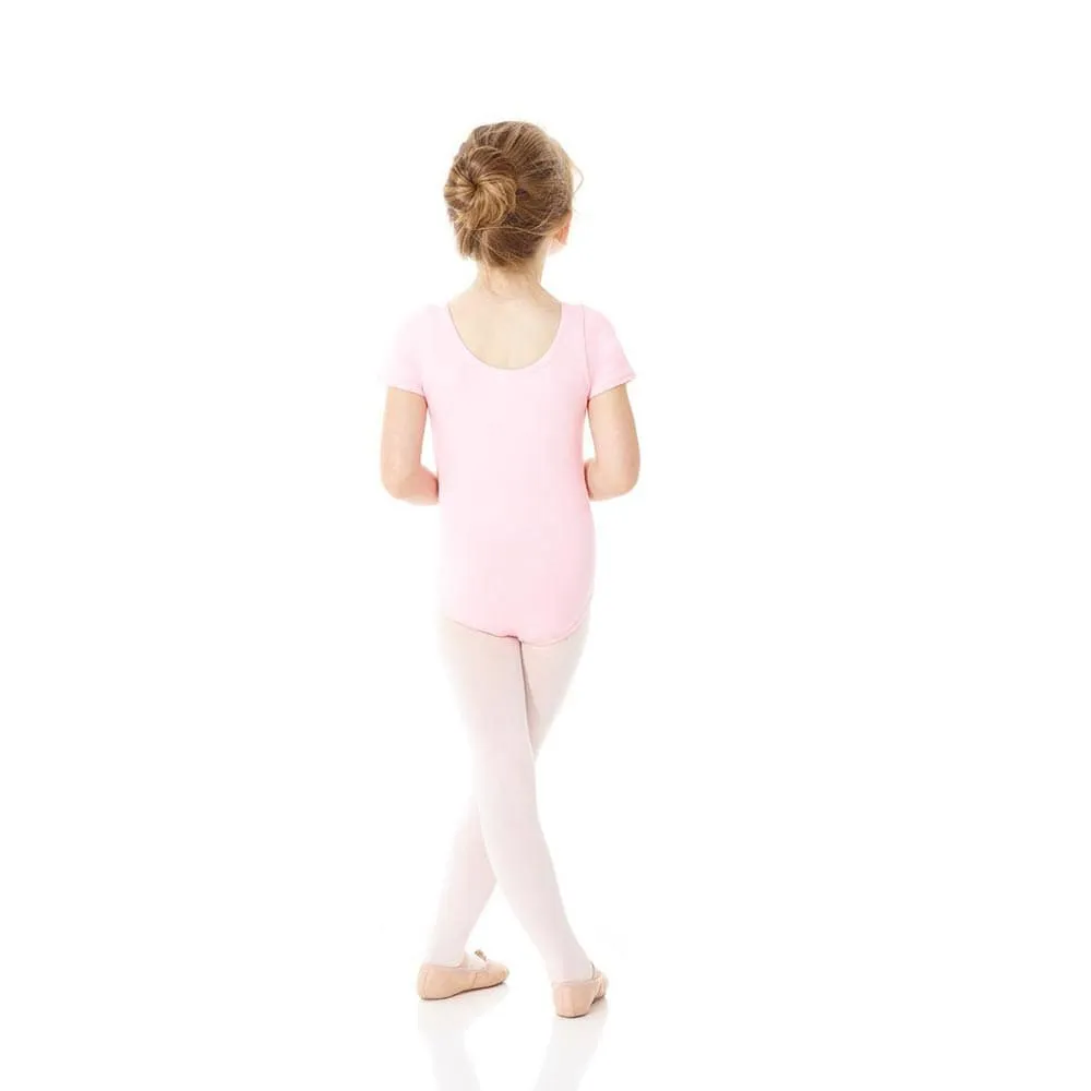 Mondor 40035 Short Sleeve Dance Leotard - Girls
