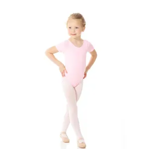 Mondor 40035 Short Sleeve Dance Leotard - Girls