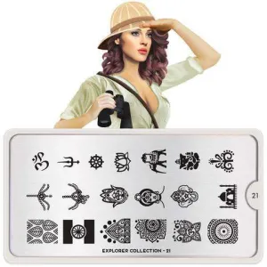Moyou London Stamping Plate - Explorer 21
