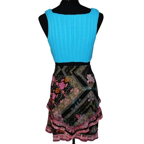 NASTY GAL Coastal Cowgirl Floral Print Ruffle Tiered Mini Skirt